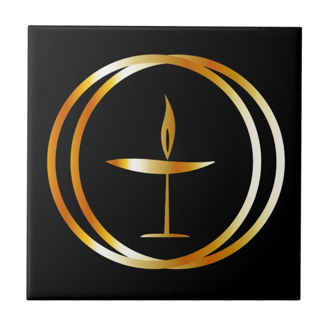 Der lodernde Chalice Fliese (Vorderseite)