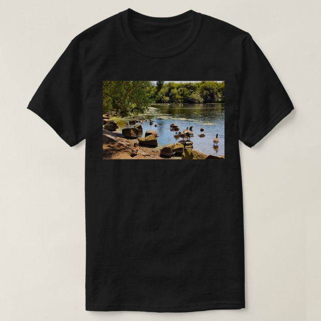 Der lokale Ententeich T-Shirt (Design vorne)
