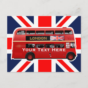 Der London Bus Postkarte