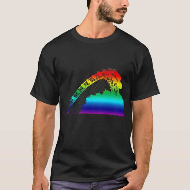 Der London Eye Rainbow-T - Shirt (Vorderseite)