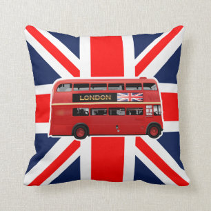 Der London-Rot-Bus Kissen
