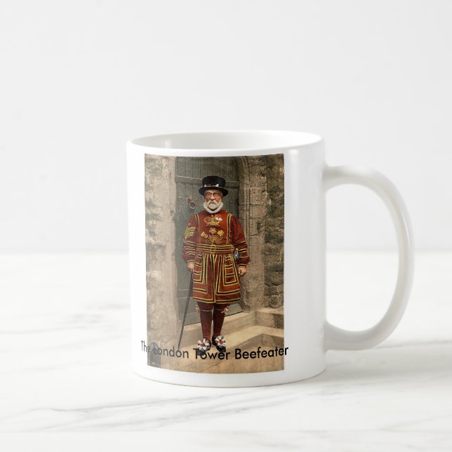 Der London-TurmBeefeater Kaffeetasse (Rechts)