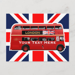 Der Londoner Bus Postkarte