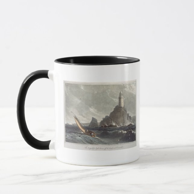 Der longships Leuchtturm der Länder beenden, Tasse (Links)