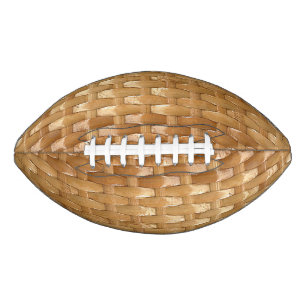 Der Look der Lacquer Wicker Basketweave Textur Football
