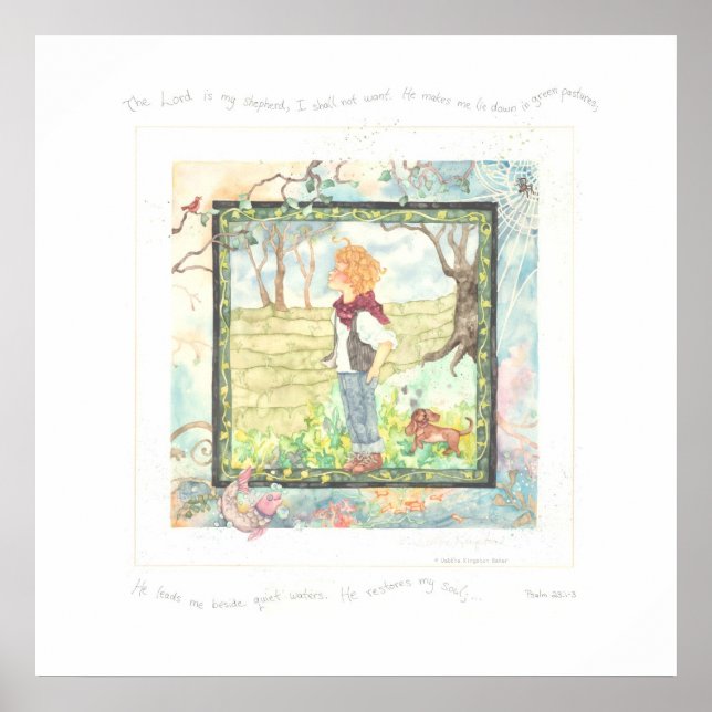 Der LORD ist mein Hirtenjunge Poster (Vorne)