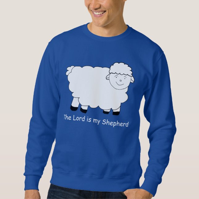 Der Lord ist mein Schäfer-Schaf Sweatshirt (Vorderseite)
