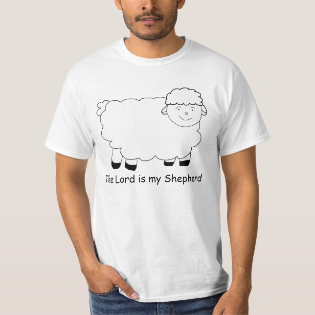 Der Lord ist mein Schäfer-Schaf T-Shirt (Vorderseite)