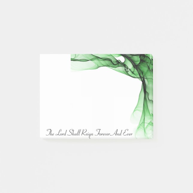 Der Lord Shall Reign Forever und überhaupt Post-It Post-it Klebezettel (Vorderseite)