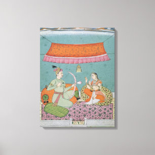 Der Lotus-Pfeil, Bilaspur, c.1750 Leinwanddruck