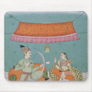 Der Lotus-Pfeil, Bilaspur, c.1750 Mousepad