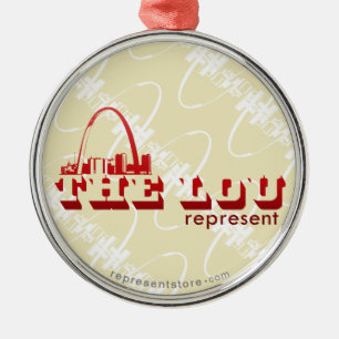 Der Lou St. Louis stellen dar Ornament Aus Metall