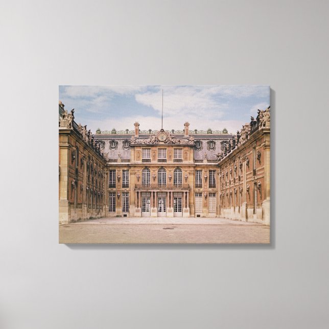 Der Louis XIII Courtyard oder der Marmor Leinwanddruck (Vorderseite)
