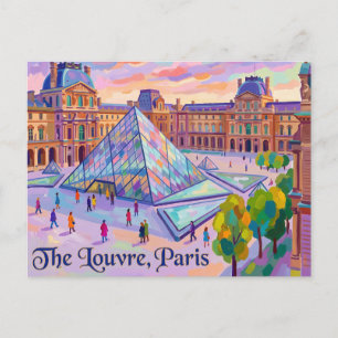 Der Louvre Frankreich Postkarte