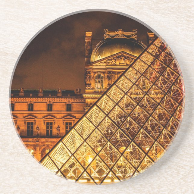 Der Louvre Getränkeuntersetzer (Vorne)