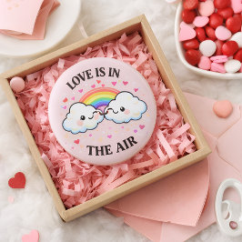Der Love In The Air Anstecker — Valentinstag Button