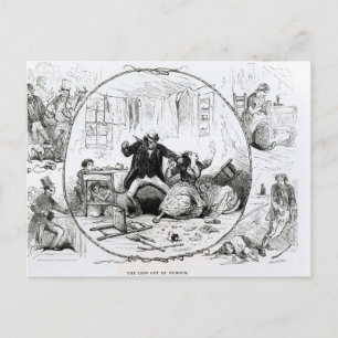 Der Löwe aus dem Spaß Postkarte