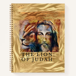 Der Löwe des jüdischen Bildes Notizbuch