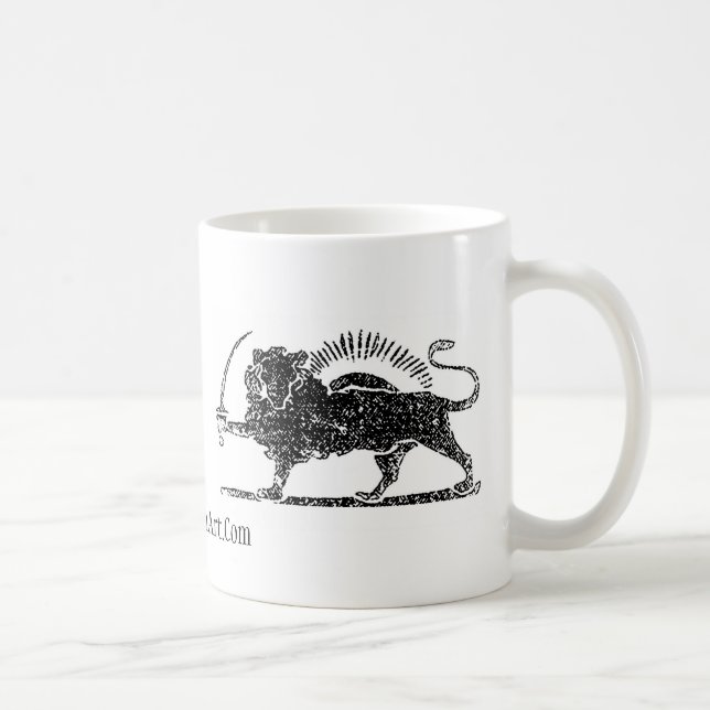 Der Löwe, Shir-o-khorshid Kaffeetasse (Rechts)