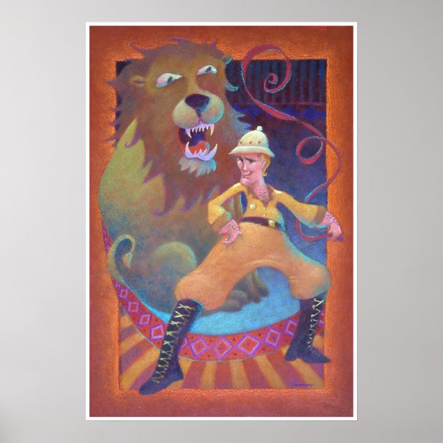 Der Löwe Tamer Poster (Vorne)