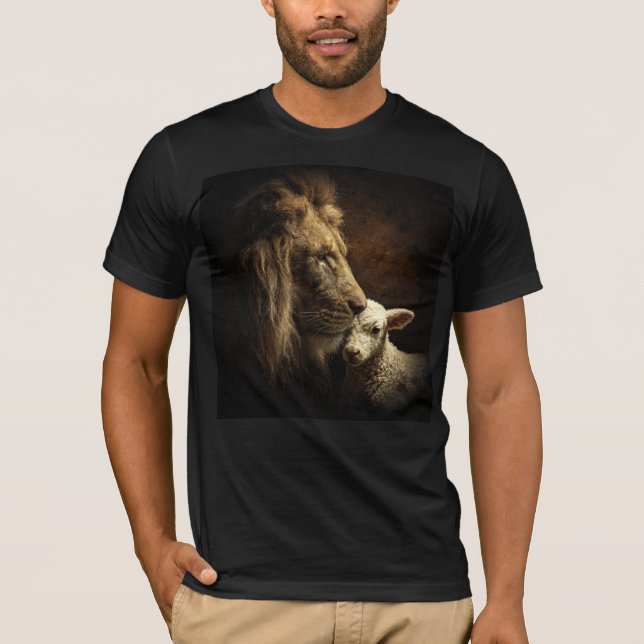 Der Löwe und das Lamm T-Shirt (Vorderseite)