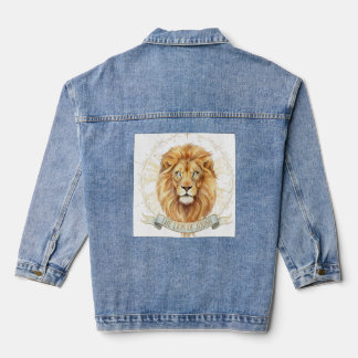 Der Löwe von Juda | Christliche Damenjeansjacke Jeansjacke