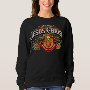 Der Löwe von Juda Jesus Christus, Erretter der Wel Sweatshirt