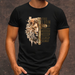 Der Löwe von Juda Männer christlich T-Shirt
