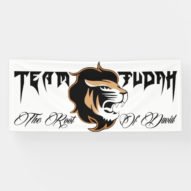 Der Löwe von Judah Banner (Horizontal)