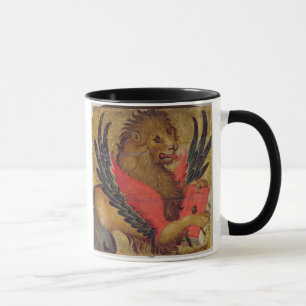 Der Löwe von St Mark (Öl auf Platte) Tasse