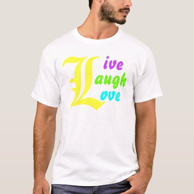 ~ der Ls des Lebens Hauptlivelachen-LIEBE T - T-Shirt (Vorderseite)