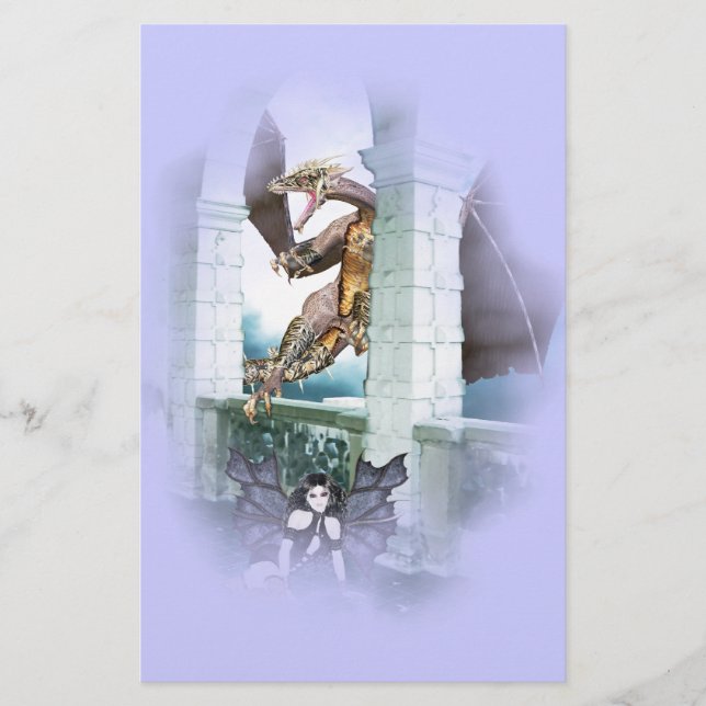 Der Lügner des Drachen Briefpapier (Vorderseite)