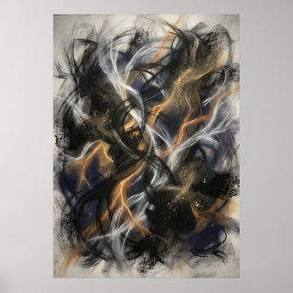 Der Lumineszente Webstuhl der Stille Poster