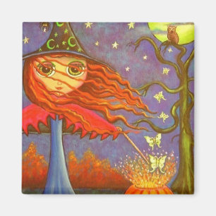 Der Luna-Motten-Bann Magnet
