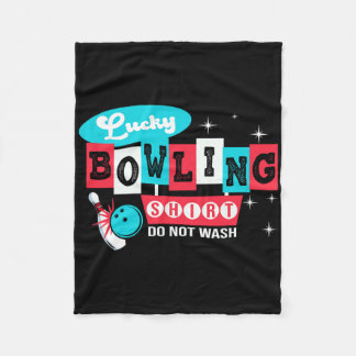 Der lustige Bowling-Entwurf wischt nicht ab, das i Fleecedecke