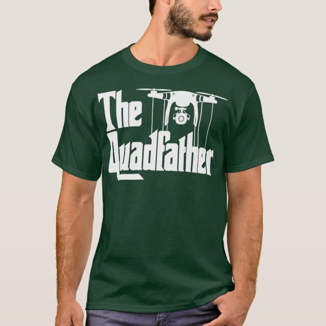 Der lustige Drone-Vater fliegt T-Shirt (Vorderseite)