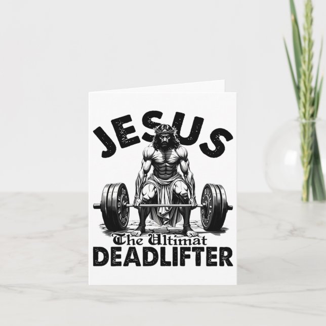 Der lustige Jesus, der ultimative Christliche Tote Karte (Vorderseite)