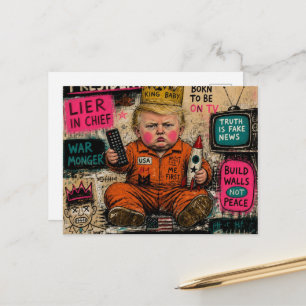 Der lustige Kleinkind-Präsident Postkarte
