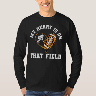 Der lustige Leoparden-Fußball, auf dem mein Herz s T-Shirt