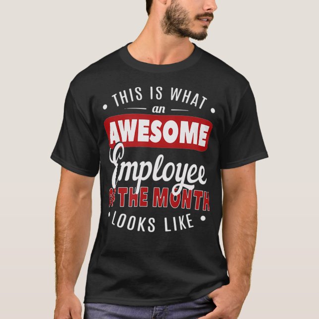 Der lustige Phantastische Mitarbeiter des Monats s T-Shirt (Vorderseite)