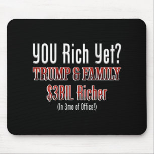 Der lustige politische Korrupte Trump wird im Amt  Mousepad