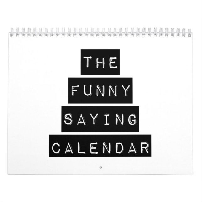 Der lustige Sprichwort-Kalender Kalender (Titelbild)