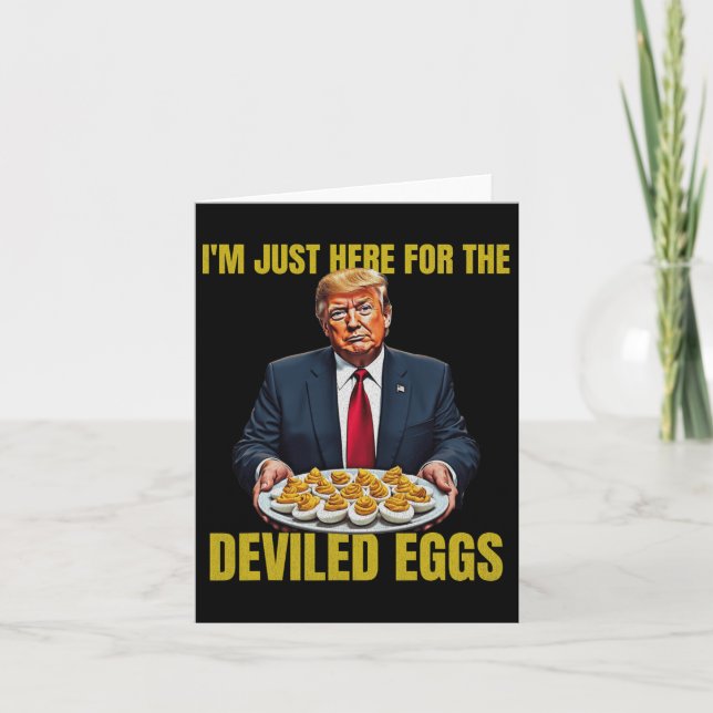 Der lustige Trump-Erntedank, den ich gerade für di Karte (Vorderseite)
