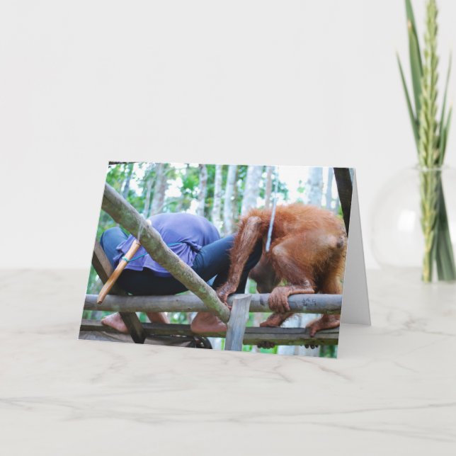 Der lustige Vatertag Karte (Vorderseite)