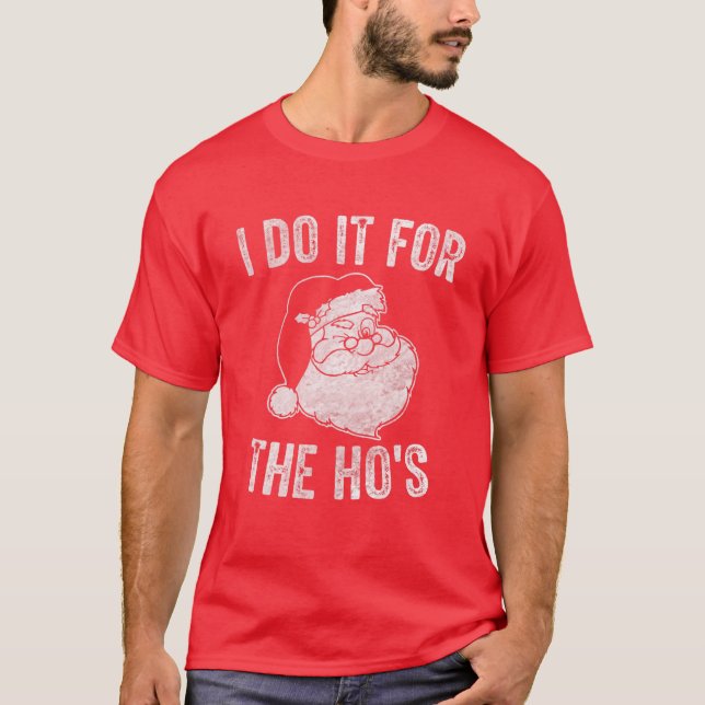 Der lustige Weihnachtsmann, den ich für die Weihna T-Shirt (Vorderseite)