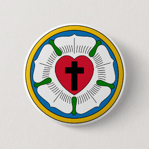 Der Luther RoseLutheranism Martin Luther Button