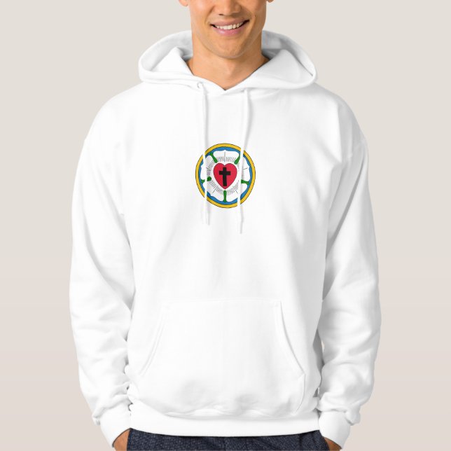 Der Luther RoseLutheranism Martin Luther Hoodie (Vorderseite)