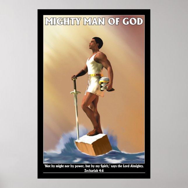 Der mächtige Mann Gottes Poster (Vorne)
