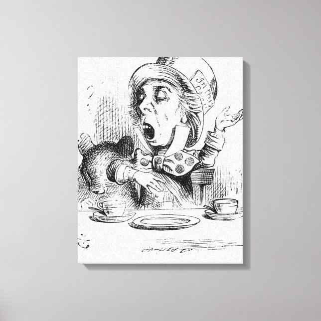 Der Mad Hatter Leinwanddruck (Vorderseite)