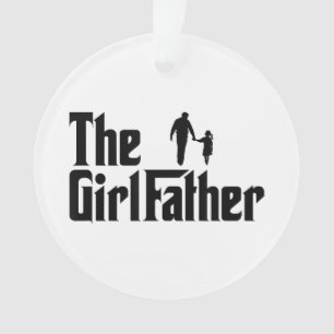 Der Mädchenvater Lustiger Vater von Mädchen Daddy Ornament